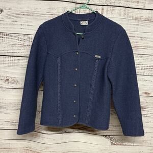 Strick Meister Boiled Wool Jacket Vintage size 44